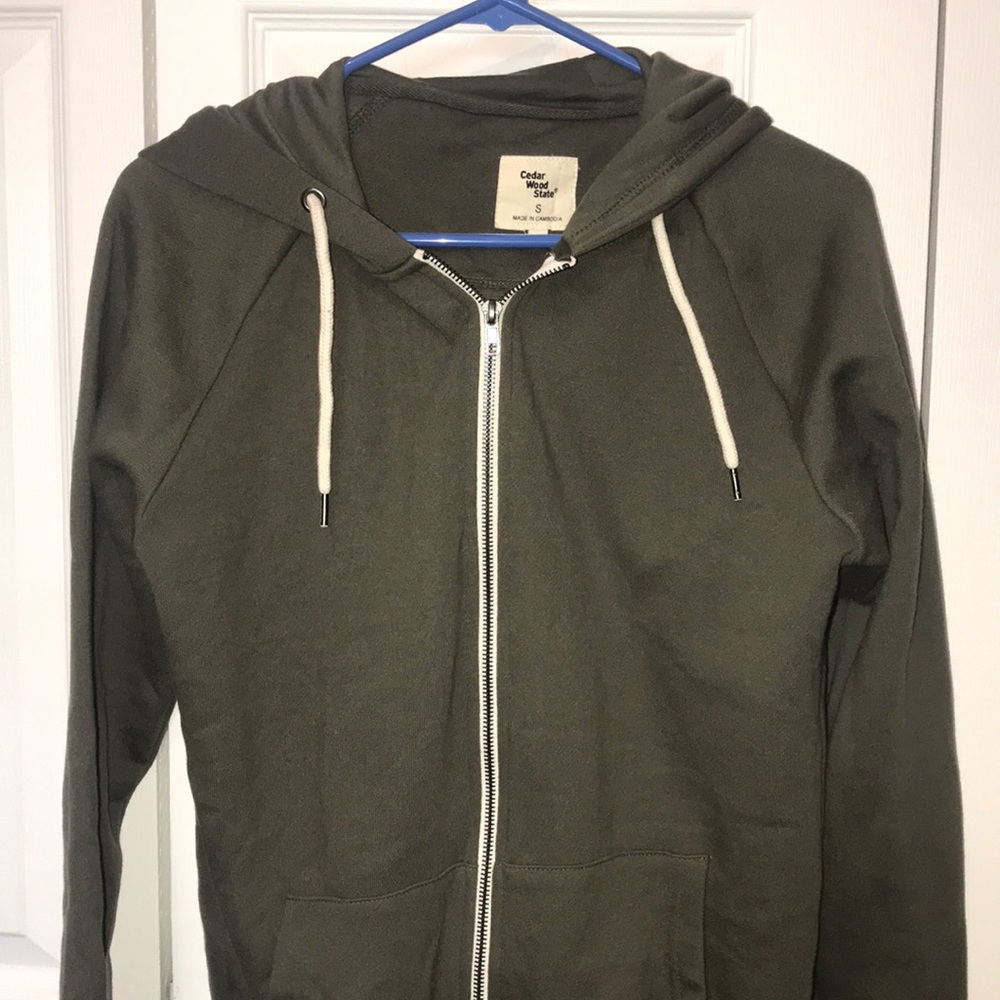 Green Zip Up